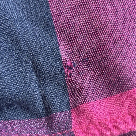 Maurices Womens Shirt Size 2 Pearl Snap Plaid Country Western Rodeo Fall - Picture 7 of 9